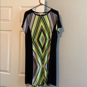 Knew length beautiful patterned dress Michael Kors